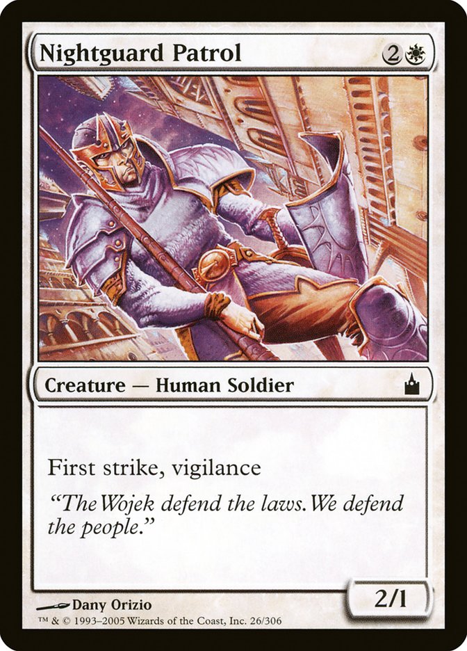 Nightguard Patrol [Ravnica: City of Guilds] | Boutique FDB TCG
