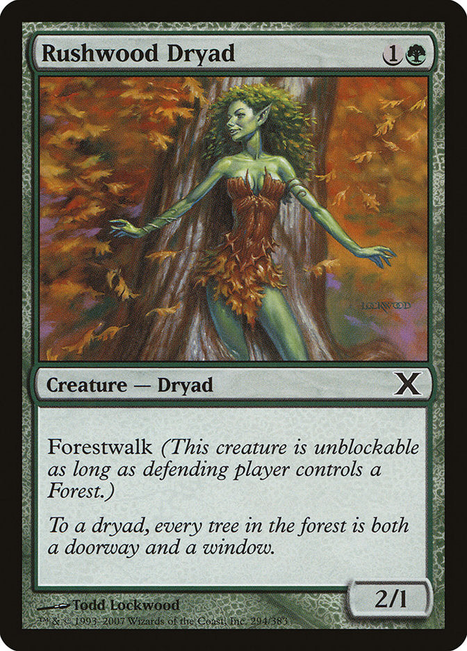 Rushwood Dryad [Tenth Edition] | Boutique FDB TCG