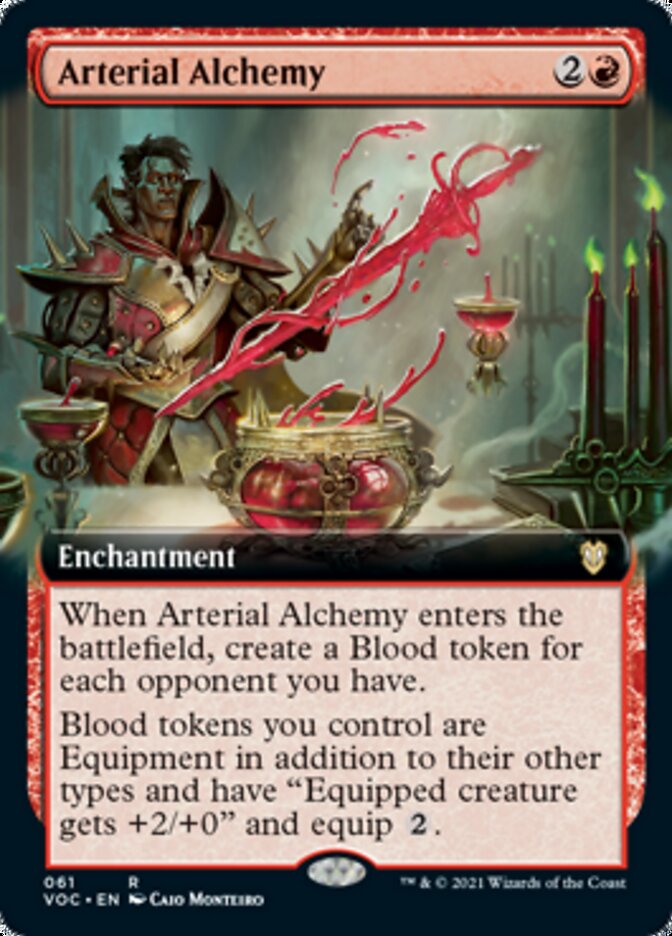 Arterial Alchemy (Extended Art) [Innistrad: Crimson Vow Commander] | Boutique FDB TCG