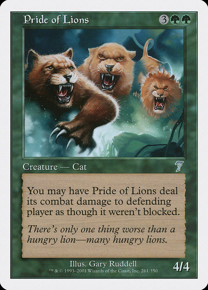 Pride of Lions [Seventh Edition] | Boutique FDB TCG