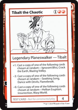 Tibalt the Chaotic (2021 Edition) [Mystery Booster Playtest Cards] | Boutique FDB TCG