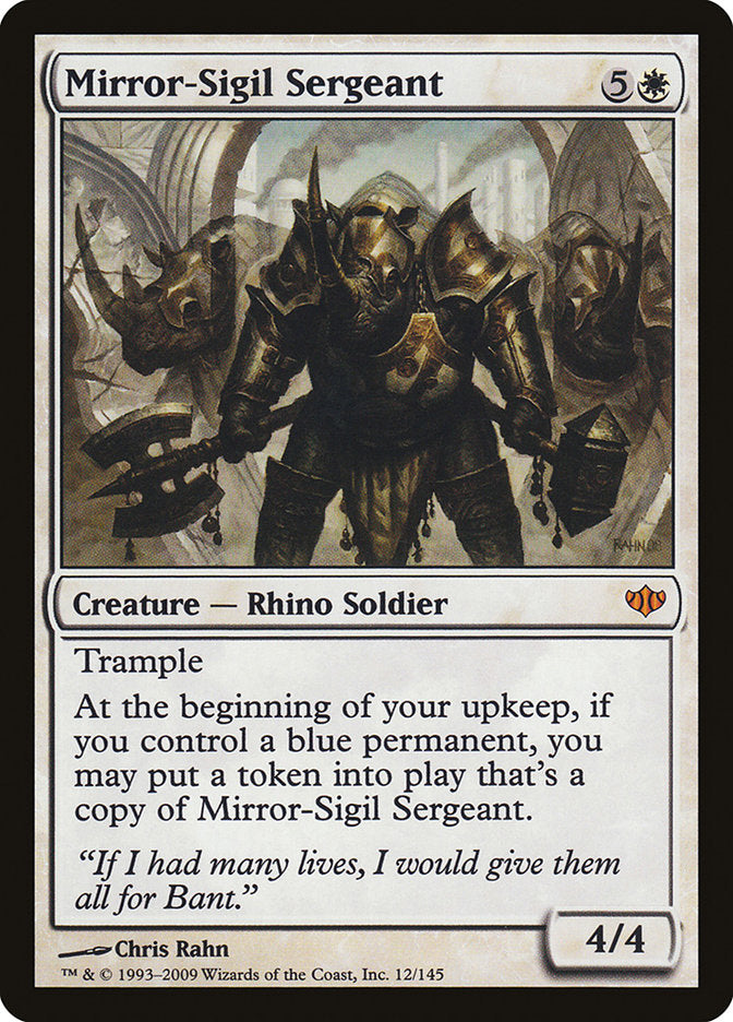 Mirror-Sigil Sergeant [Conflux] | Boutique FDB TCG