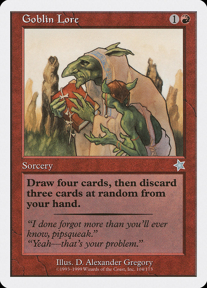 Goblin Lore [Starter 1999] | Boutique FDB TCG