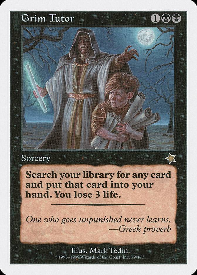 Grim Tutor [Starter 1999] | Boutique FDB TCG