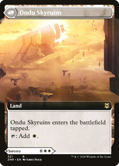 Ondu Inversion // Ondu Skyruins (Extended Art) [Zendikar Rising] | Boutique FDB TCG