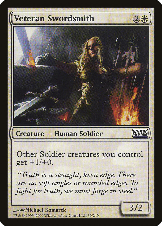 Veteran Swordsmith [Magic 2010] | Boutique FDB TCG