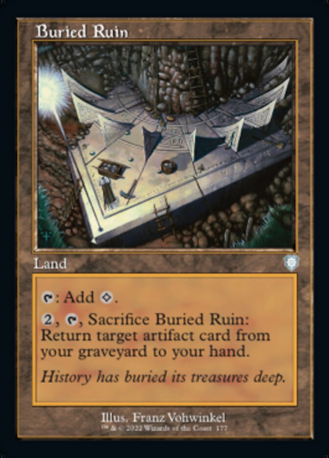 Buried Ruin (Retro) [The Brothers' War Commander] | Boutique FDB TCG