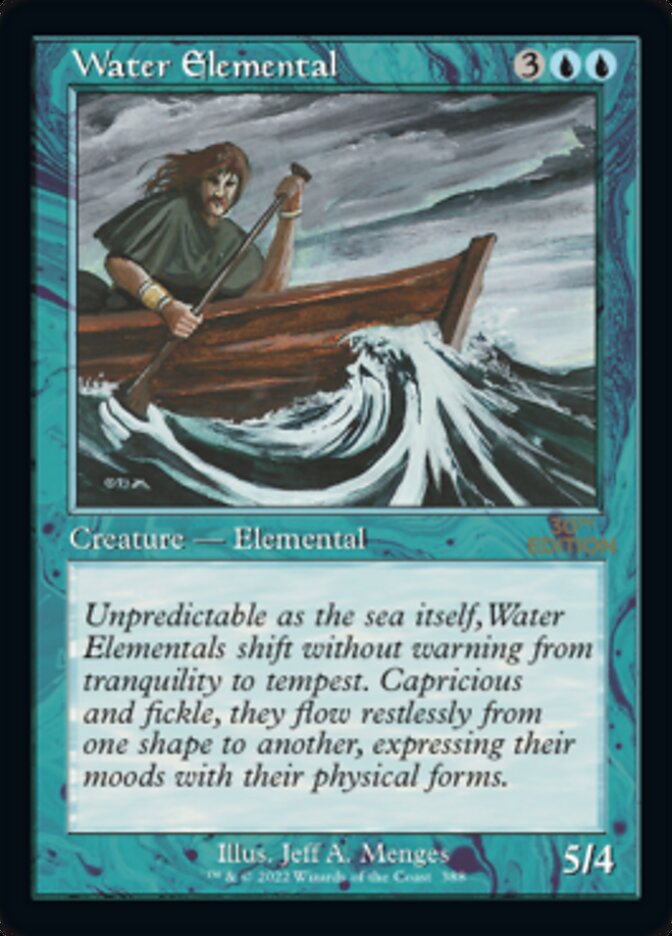 Water Elemental (Retro) [30th Anniversary Edition] | Boutique FDB TCG