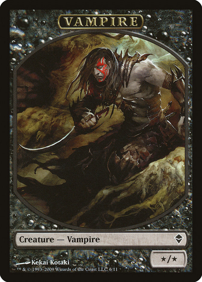 Vampire Token [Zendikar Tokens] | Boutique FDB TCG