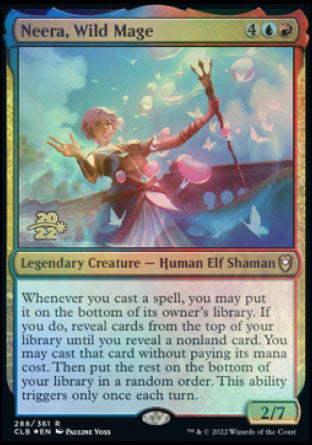 Neera, Wild Mage [Commander Legends: Battle for Baldur's Gate Prerelease Promos] | Boutique FDB TCG