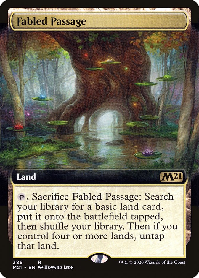 Fabled Passage (Extended Art) [Core Set 2021] | Boutique FDB TCG