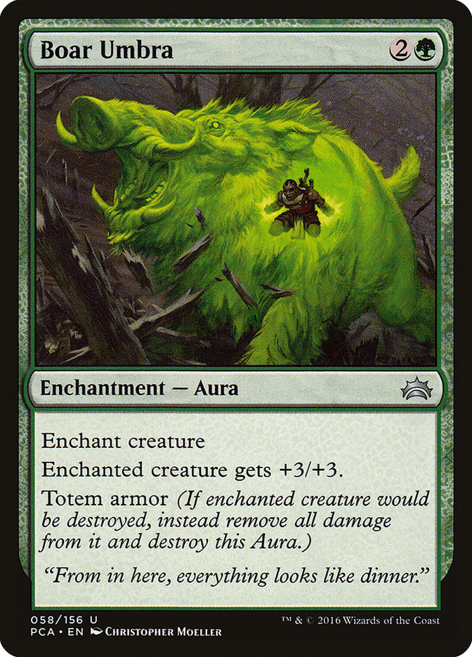 Boar Umbra [Planechase Anthology] | Boutique FDB TCG