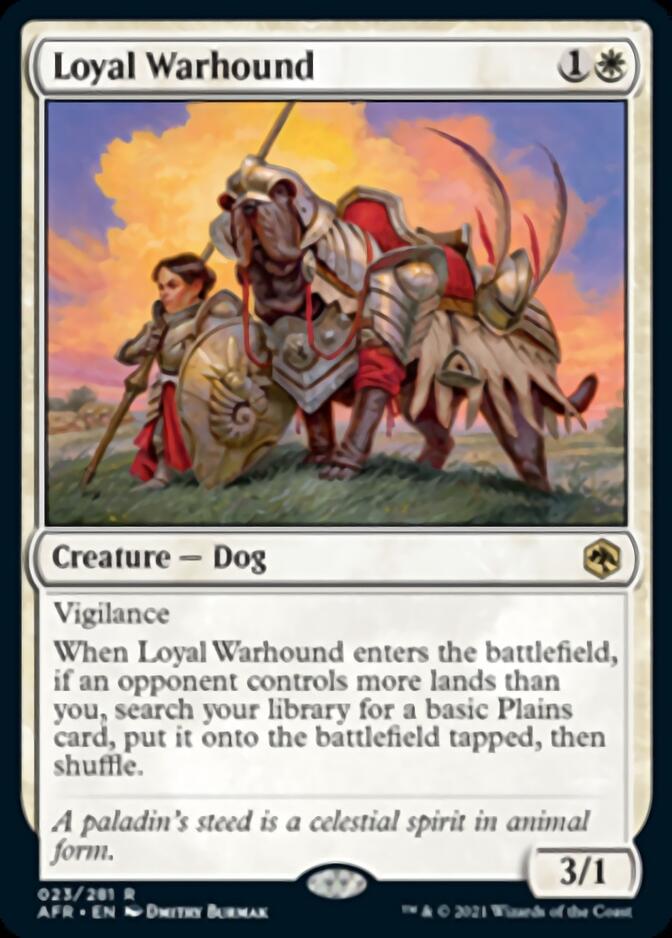 Loyal Warhound [Dungeons & Dragons: Adventures in the Forgotten Realms] | Boutique FDB TCG