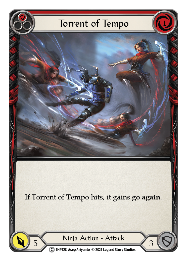 Torrent of Tempo (Red) [1HP128] (History Pack 1) | Boutique FDB TCG