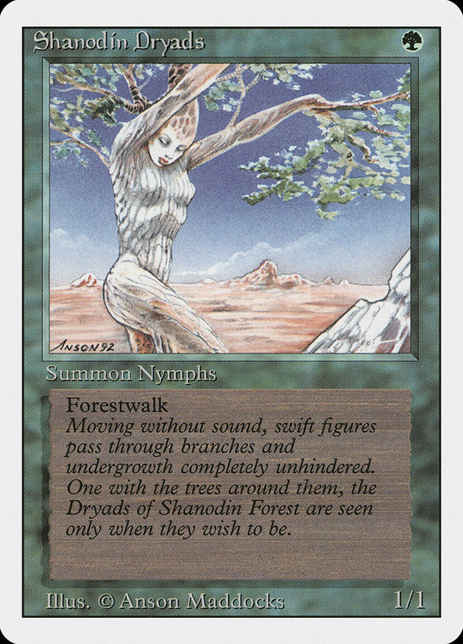 Shanodin Dryads [Revised Edition] | Boutique FDB TCG