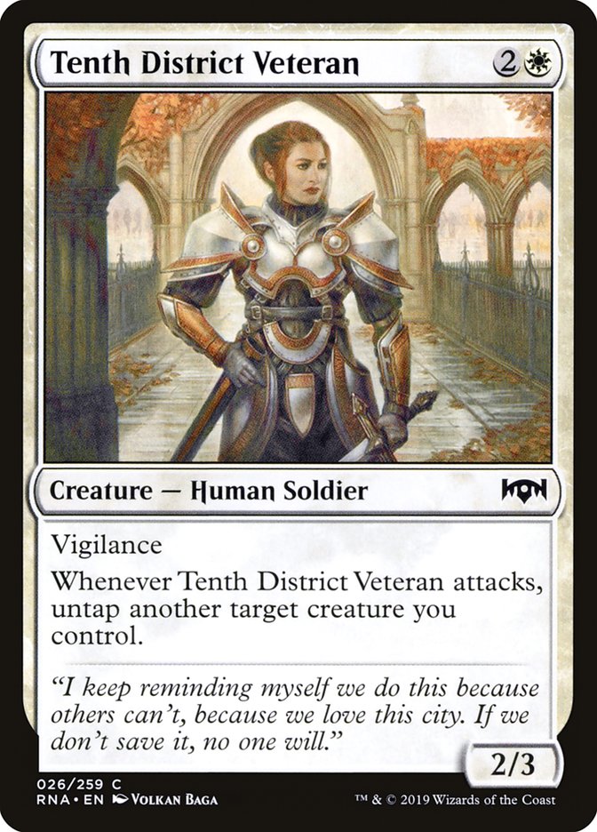 Tenth District Veteran [Ravnica Allegiance] | Boutique FDB TCG