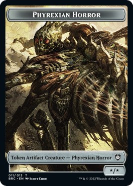 Servo // Phyrexian Horror Double-Sided Token [The Brothers' War Commander Tokens] | Boutique FDB TCG