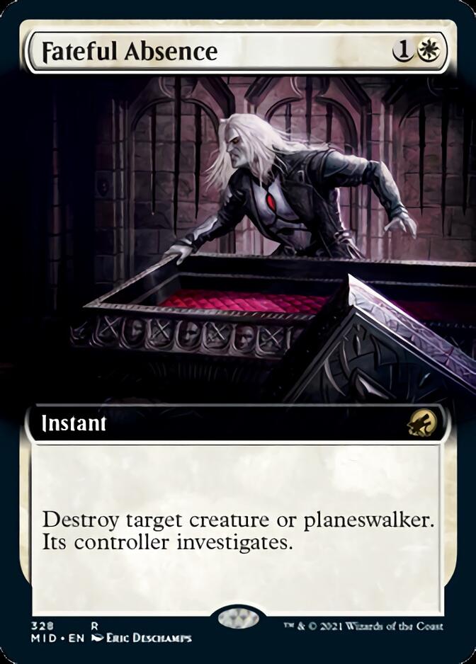 Fateful Absence (Extended Art) [Innistrad: Midnight Hunt] | Boutique FDB TCG