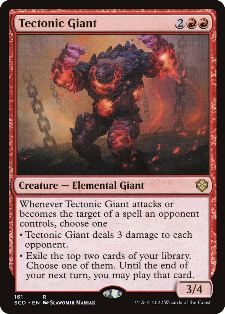 Tectonic Giant [Starter Commander Decks] | Boutique FDB TCG