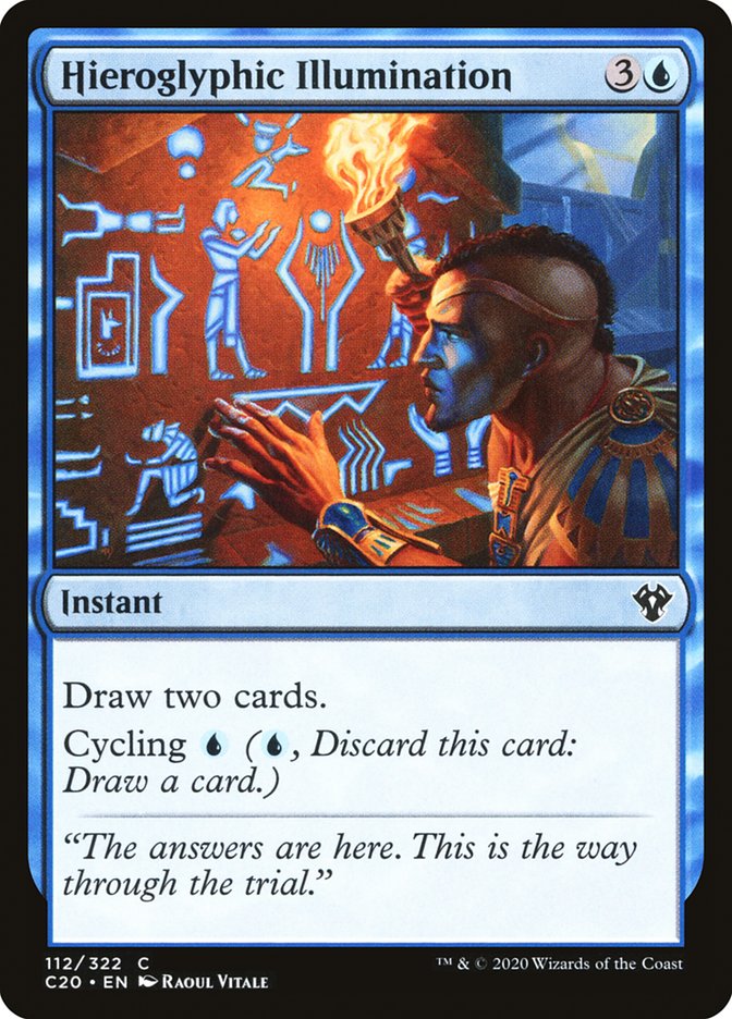 Hieroglyphic Illumination [Commander 2020] | Boutique FDB TCG