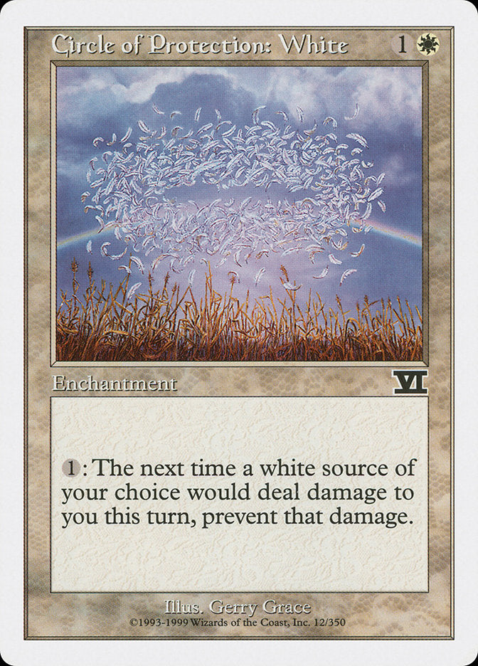 Circle of Protection: White [Classic Sixth Edition] | Boutique FDB TCG