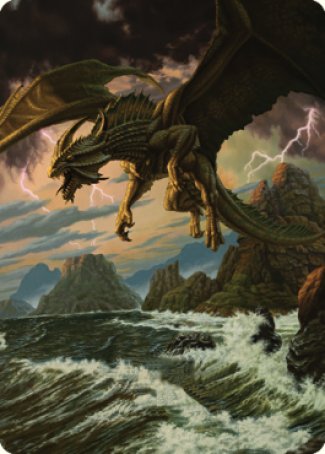 Ancient Bronze Dragon Art Card (03) [Commander Legends: Battle for Baldur's Gate Art Series] | Boutique FDB TCG