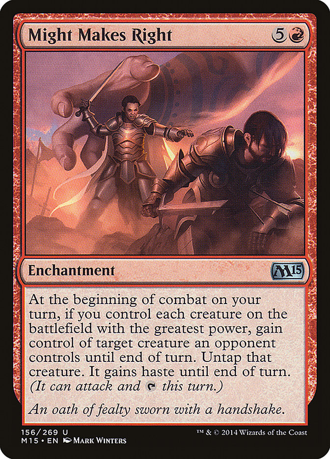 Might Makes Right [Magic 2015] | Boutique FDB TCG