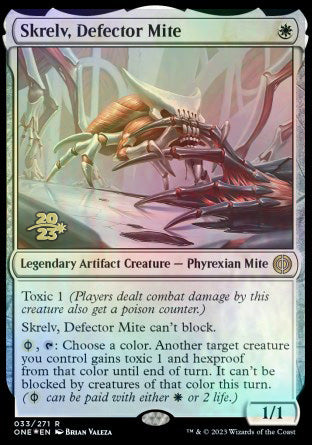 Skrelv, Defector Mite [Phyrexia: All Will Be One Prerelease Promos] | Boutique FDB TCG