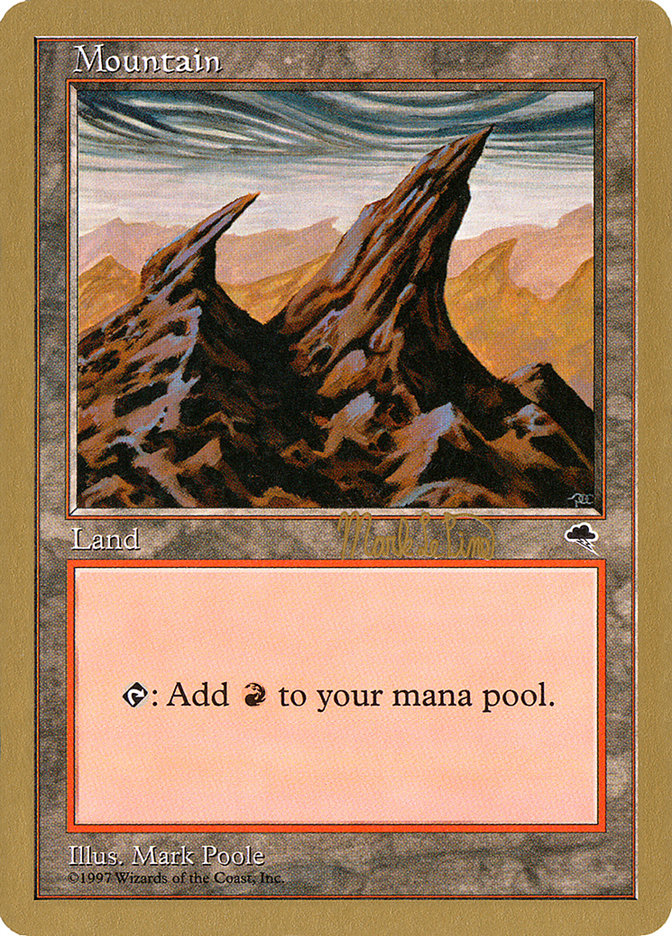 Mountain (mlp344) (Mark Le Pine) [World Championship Decks 1999] | Boutique FDB TCG
