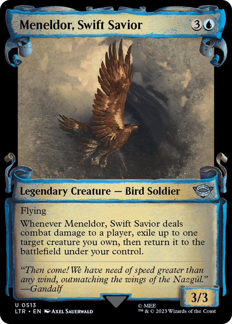 Meneldor, Swift Savior [The Lord of the Rings: Tales of Middle-Earth Showcase Scrolls] | Boutique FDB TCG