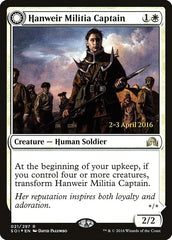 Hanweir Militia Captain // Westvale Cult Leader [Shadows over Innistrad Prerelease Promos] | Boutique FDB TCG