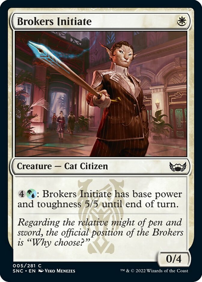 Brokers Initiate [Streets of New Capenna] | Boutique FDB TCG