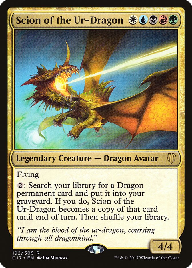 Scion of the Ur-Dragon [Commander 2017] | Boutique FDB TCG