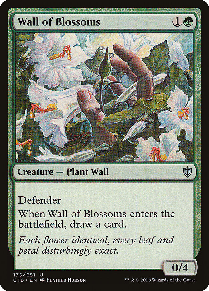 Wall of Blossoms [Commander 2016] | Boutique FDB TCG