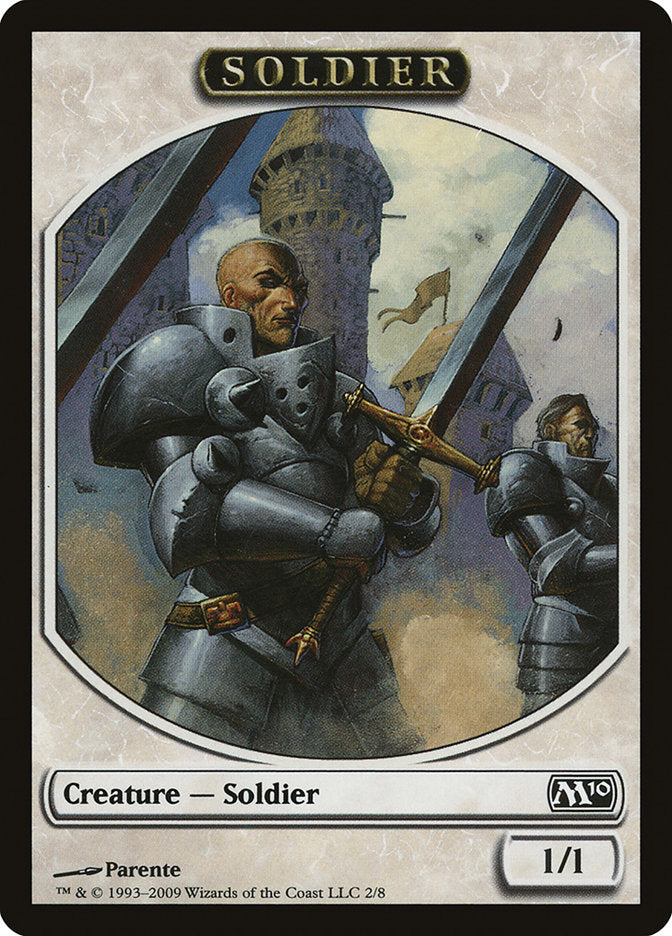 Soldier Token [Magic 2010 Tokens] | Boutique FDB TCG