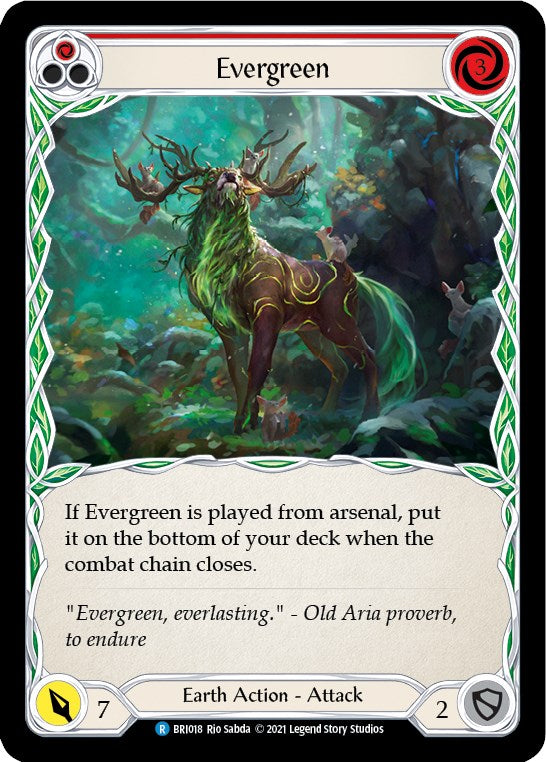 Evergreen (Red) [BRI018] (Tales of Aria Briar Blitz Deck)  1st Edition Normal | Boutique FDB TCG