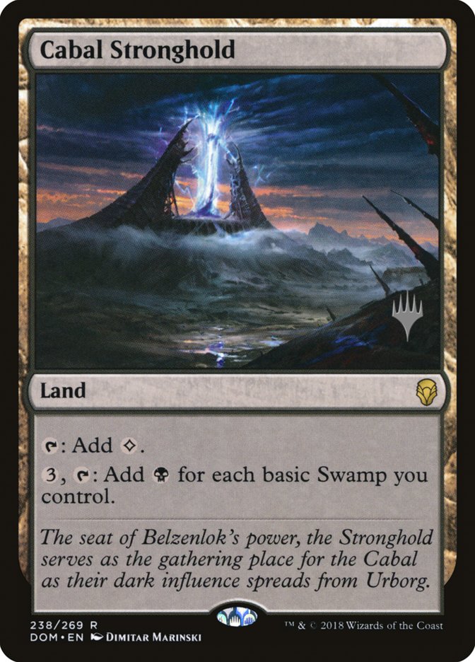 Cabal Stronghold (Promo Pack) [Dominaria Promos] | Boutique FDB TCG