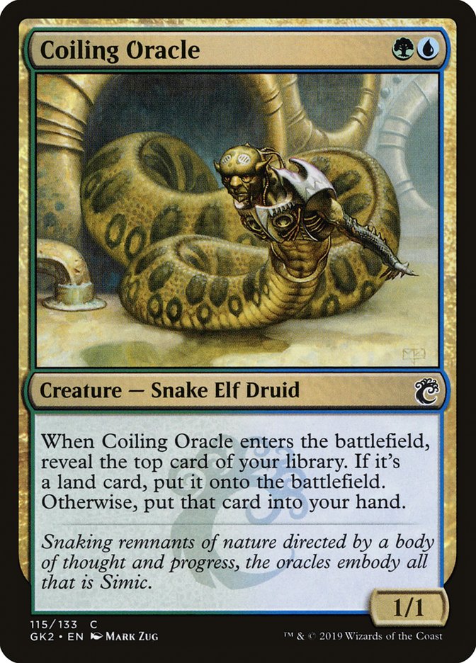Coiling Oracle [Ravnica Allegiance Guild Kit] | Boutique FDB TCG