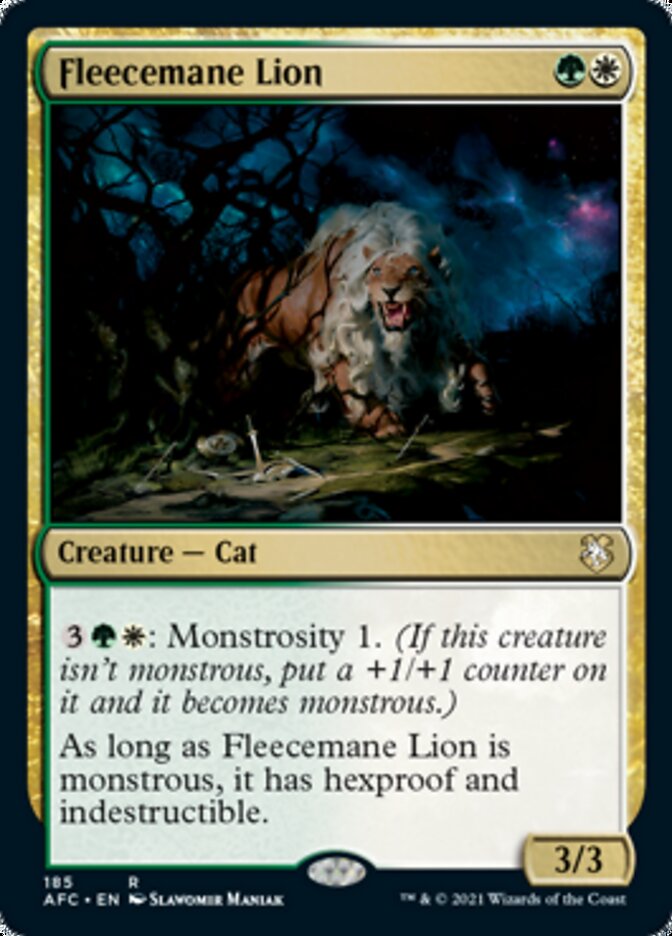 Fleecemane Lion [Dungeons & Dragons: Adventures in the Forgotten Realms Commander] | Boutique FDB TCG