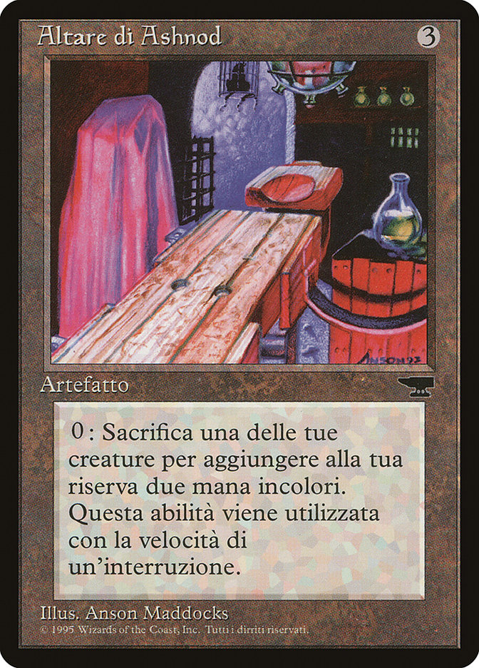 Ashnod's Altar (Italian) - "Altare di Ashnod" [Rinascimento] | Boutique FDB TCG