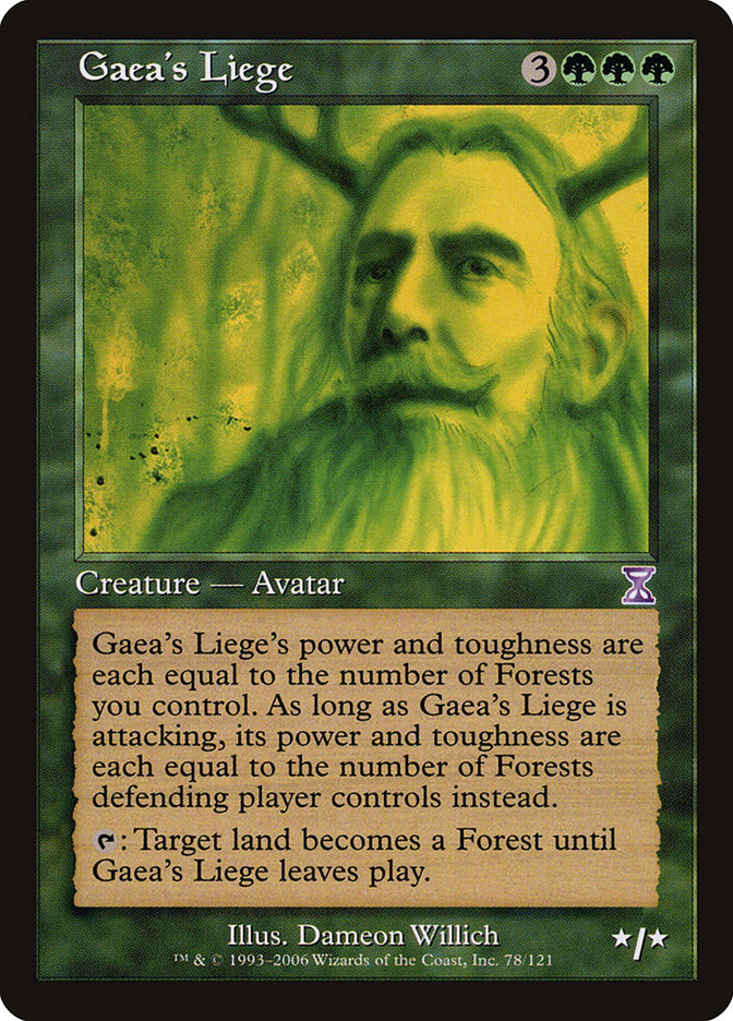 Gaea's Liege [Time Spiral Timeshifted] | Boutique FDB TCG