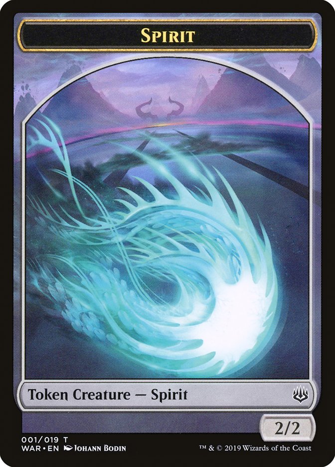 Spirit Token [War of the Spark Tokens] | Boutique FDB TCG