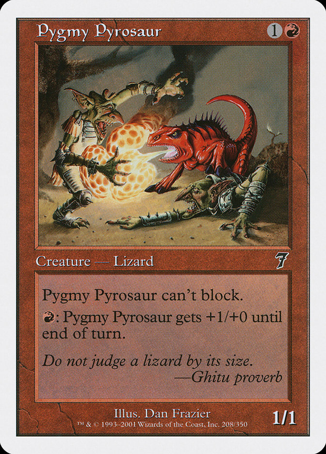 Pygmy Pyrosaur [Seventh Edition] | Boutique FDB TCG