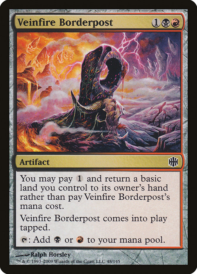 Veinfire Borderpost [Alara Reborn] | Boutique FDB TCG