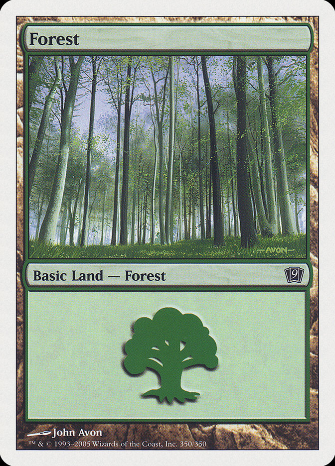 Forest (350) [Ninth Edition] | Boutique FDB TCG