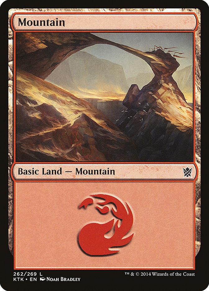 Mountain (262) [Khans of Tarkir] | Boutique FDB TCG