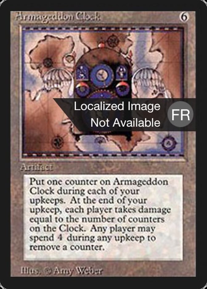 Armageddon Clock [Foreign Black Border] | Boutique FDB TCG