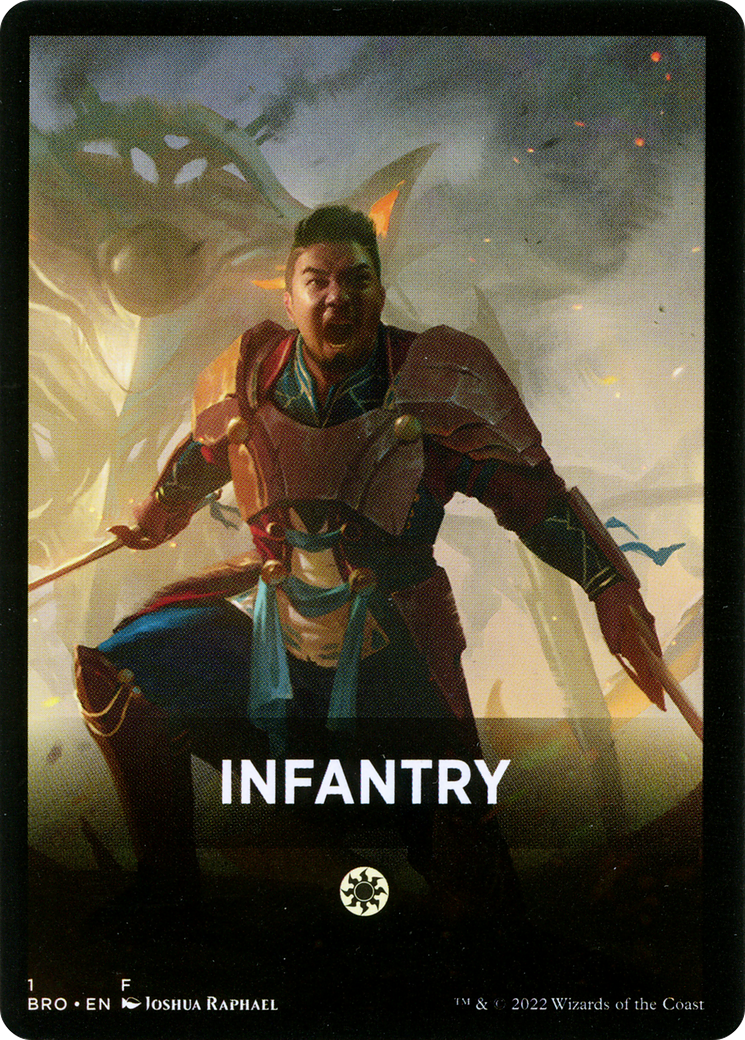 Infantry Theme Card [The Brothers' War Tokens] | Boutique FDB TCG