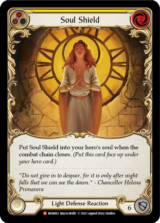 Soul Shield [MON063] (Monarch)  1st Edition Normal | Boutique FDB TCG