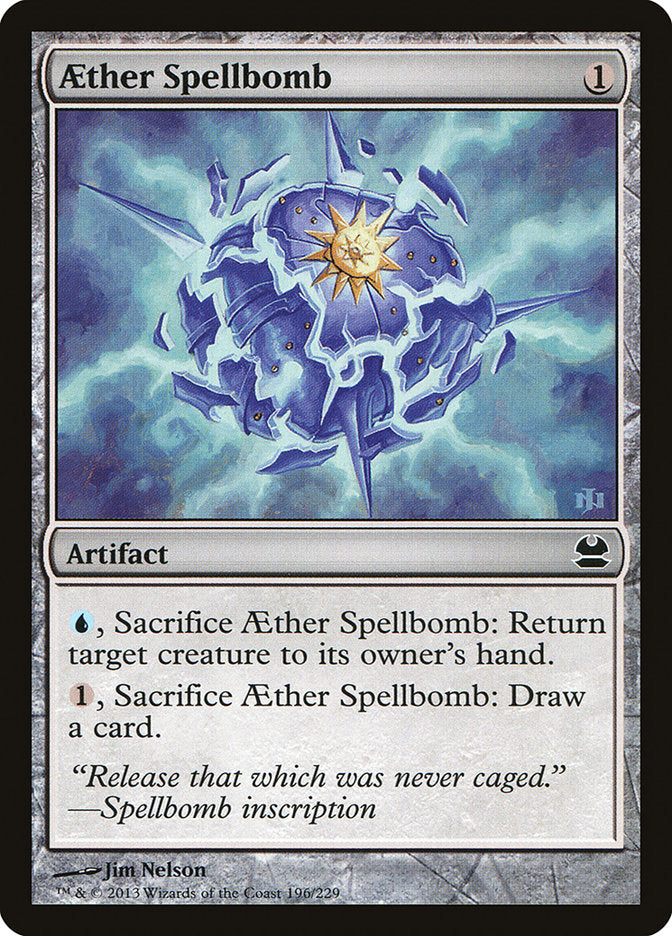 Aether Spellbomb [Modern Masters] | Boutique FDB TCG